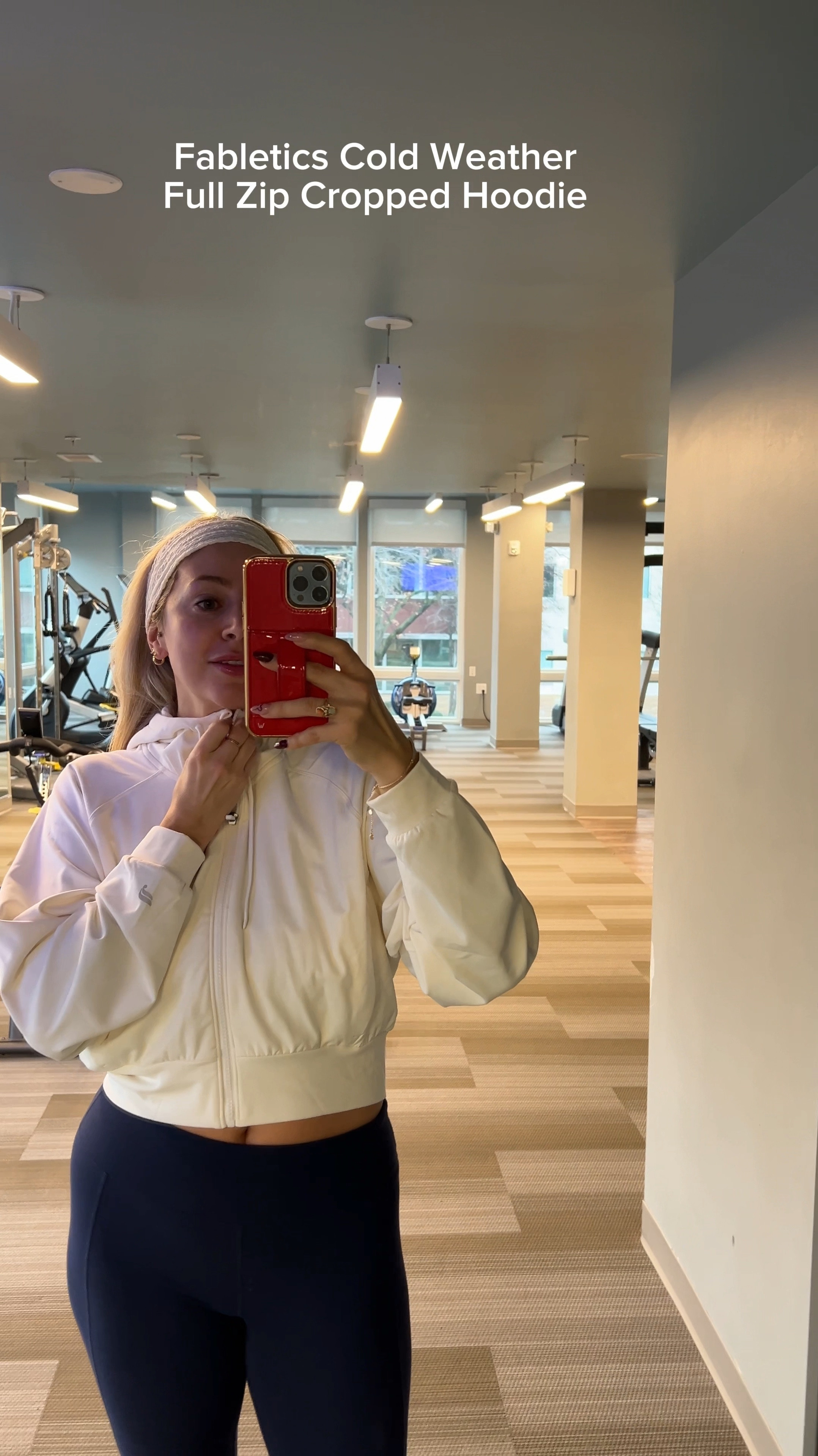 Wearing a size small. Perfect cropped light weight jacket! 

Measurements: 32DD

Follow me on socials for more @travelwithbreezyy

#LTKFitness
