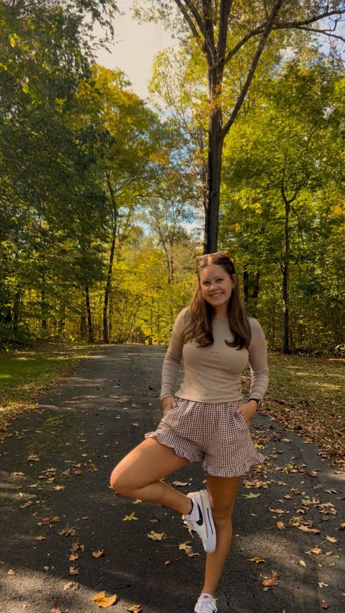 comfy fall ootd! Nuuds slinky rib, amazon shorts, and Nike court legacy lifts! 

#LTKSeasonal #LTKStyleTip #LTKFindsUnder50