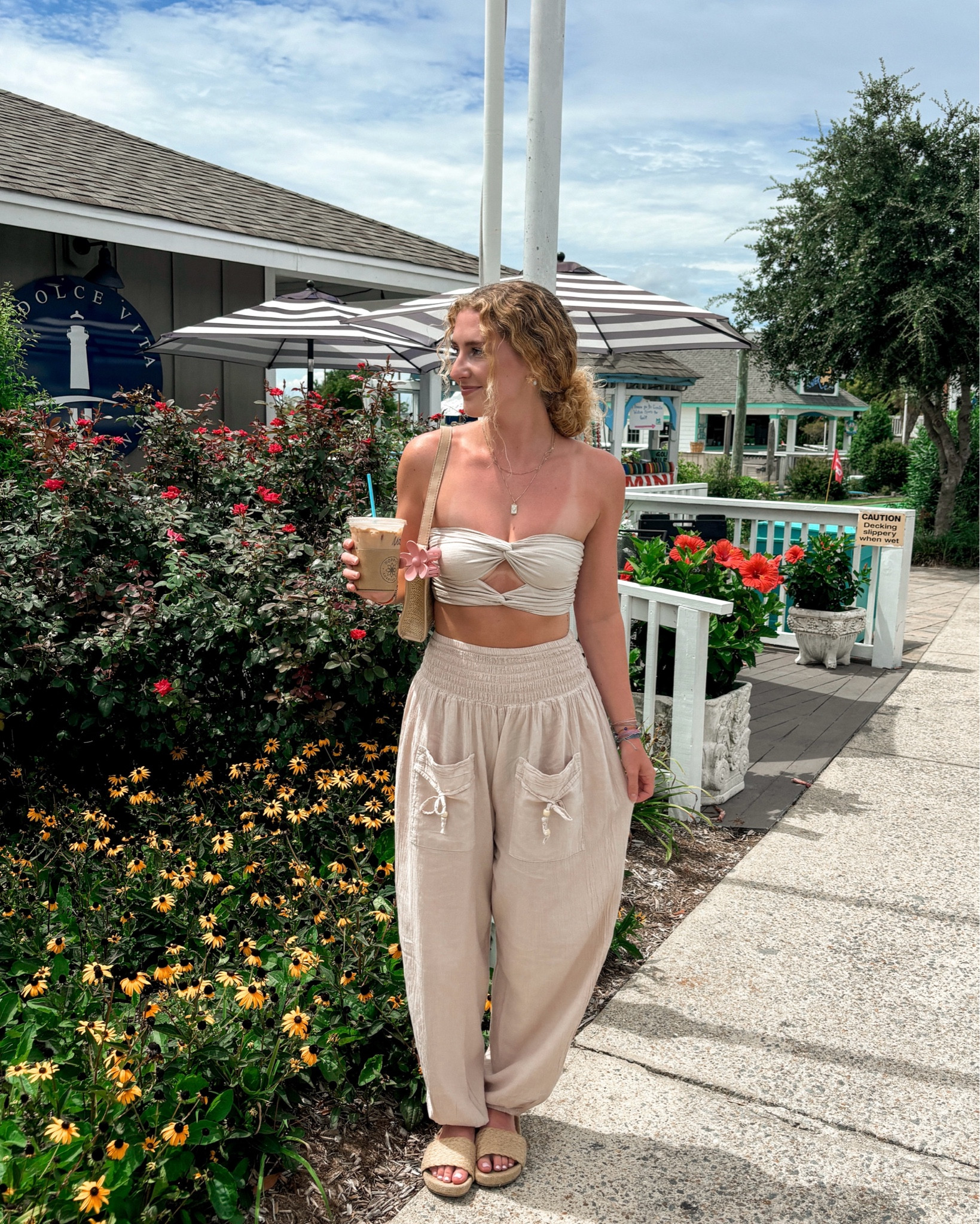 Comfy boho set perfect for warm weather. Super stretchy. Wearing small in the top & medium for bottoms. 5’5 for reference. Code ‘KEELEY15’ to save 

#LTKFindsUnder50