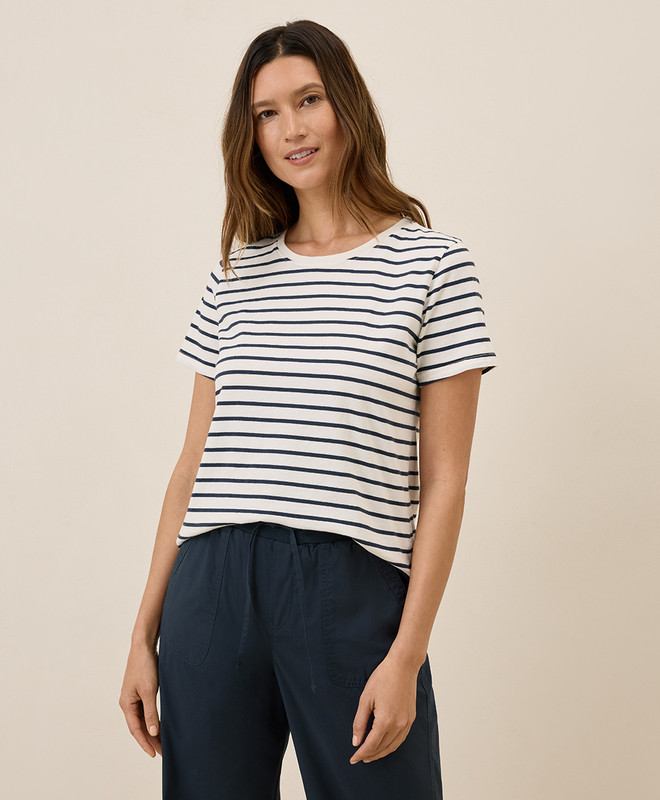 Women’s Softspun Crew Neck Tee made with Organic Cotton | Pact | Pact Apparel