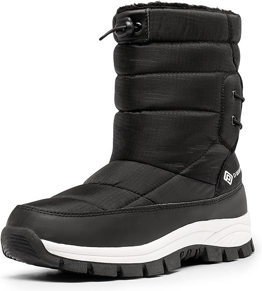 DREAM PAIRS Women's Winter Snow Boots Waterproof Lightweight Warm Fashion Mid Calf Boot | Amazon (US)