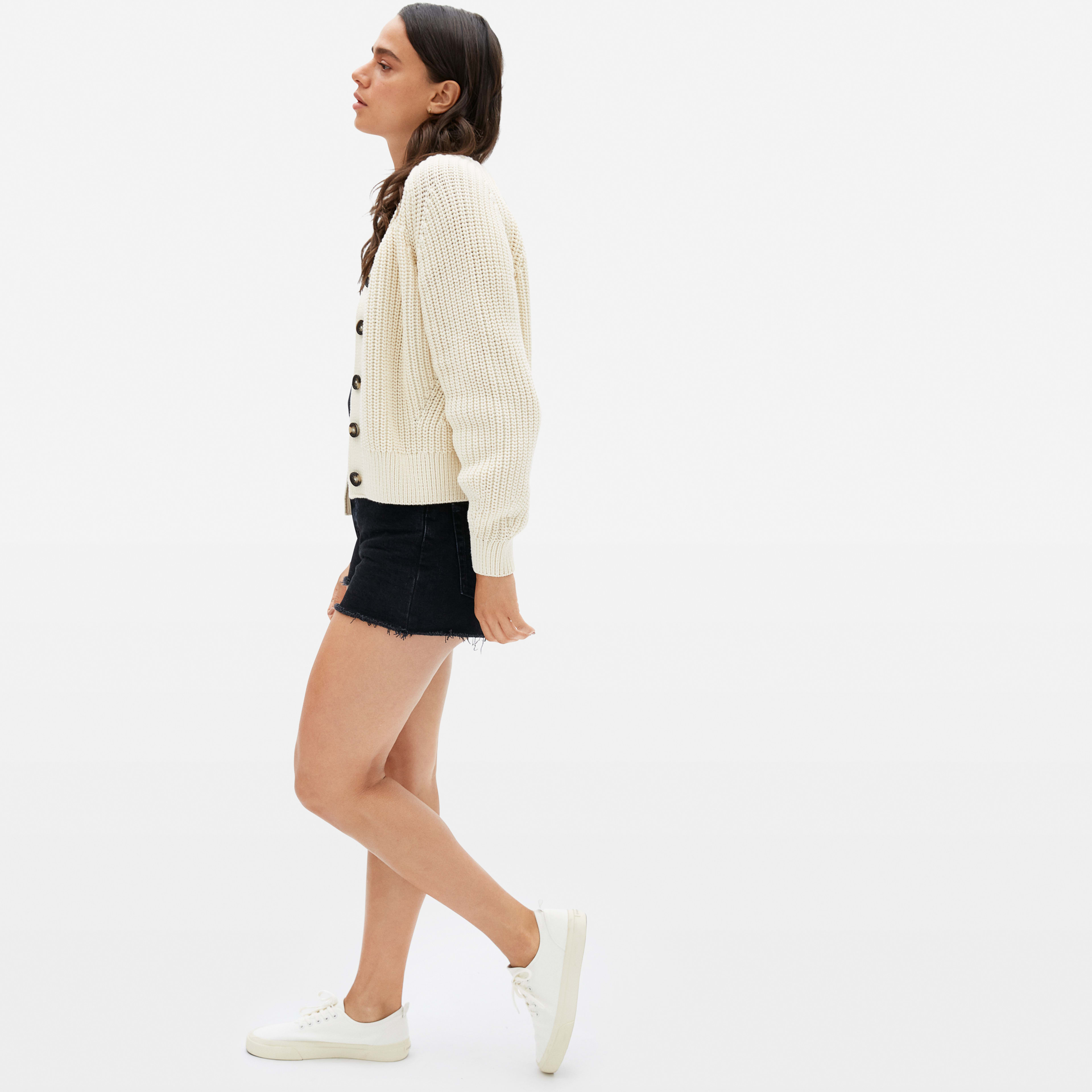 The Texture Cotton Cardigan | Everlane