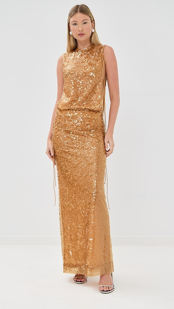 Illuminate Sequin Seperation Gown | Shopbop