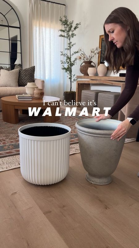 The best Walmart planters in stock, and all $30 and under!

Style the larger two inside or out! The smaller two are perfect for a kitchen counter, coffee table, or shelf decor.

#affordablehomedecor #boujeeonabudget  #organicmodern #livingroom #livingroomdesign #smalllivingroom #ltkhome 


#LTKhome #LTKfindsunder50 #LTKSeasonal