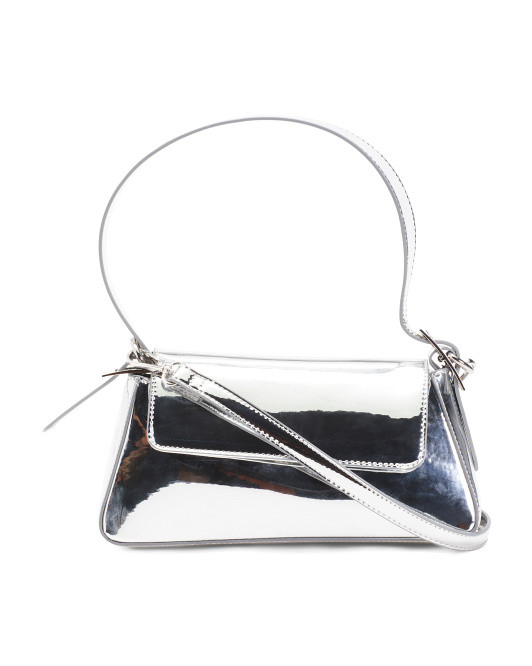 Mirror Metallic Shoulder Bag | TJ Maxx