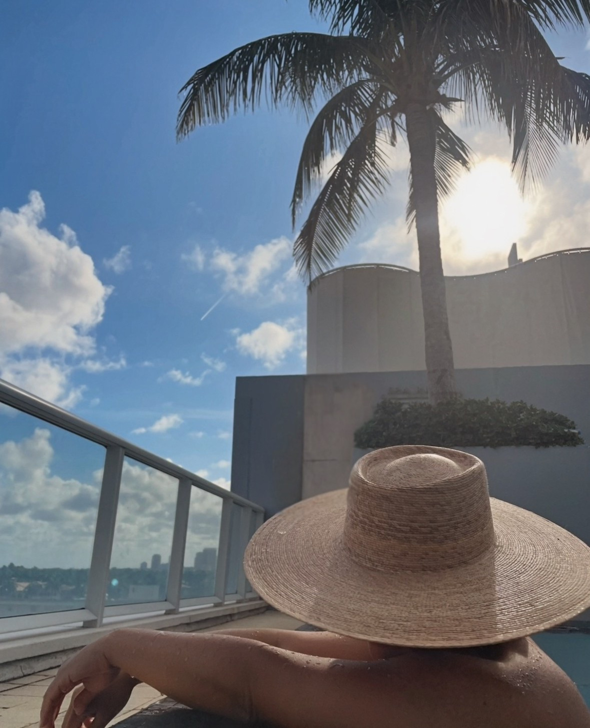 Vacation mode: ON. This hat kept the sun out and the vibe high. This is my go to for pool days ☀️

#LTKTravel #LTKSwim #LTKStyleTip