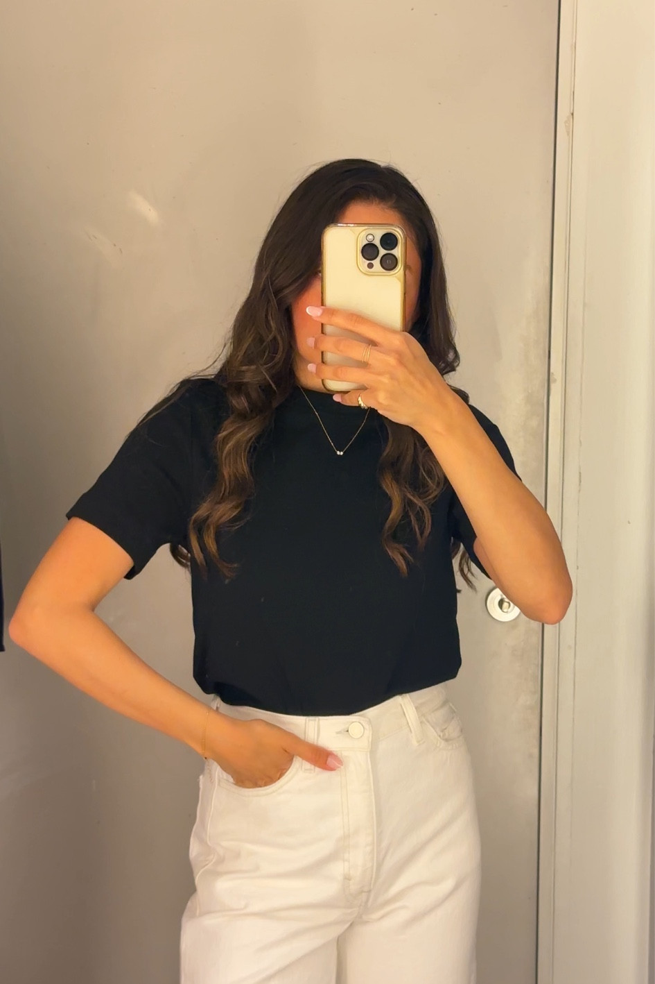 Staple basic t-shirt, the best white tee, classic t shirt , capsule wardrobe essential, Valentine’s Day outfit, casual look, white jeans, tapered jeans, black shirt, clean cut

#LTKfindsunder50 #LTKMostLoved #LTKeurope