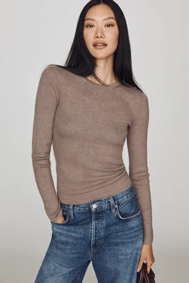 Markie Lightweight 100% Cashmere Long-Sleeve Sweater | Anthropologie (US)