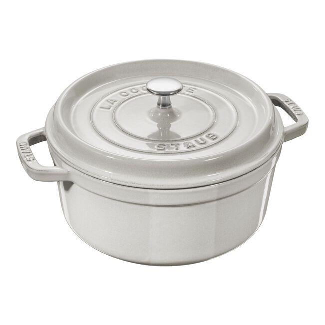 7 qt, Round, Cocotte, White Truffle | The ZWILLING Group Cutlery & Cookware