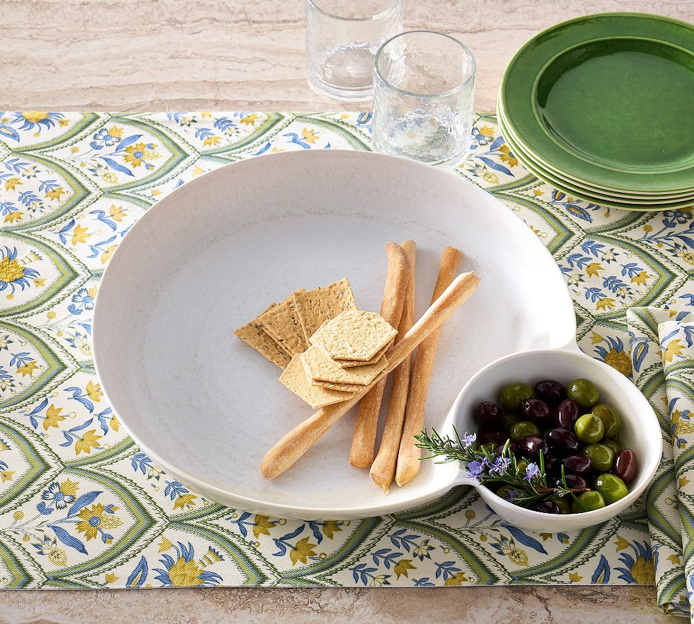 Larkin Melamine Chip & Dip Server | Pottery Barn (US)