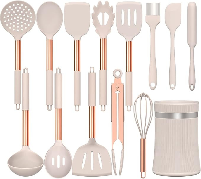 Umite Chef Silicone Cooking Utensil non stick pots pot set stainless steel cookware amazon finds | Amazon (US)