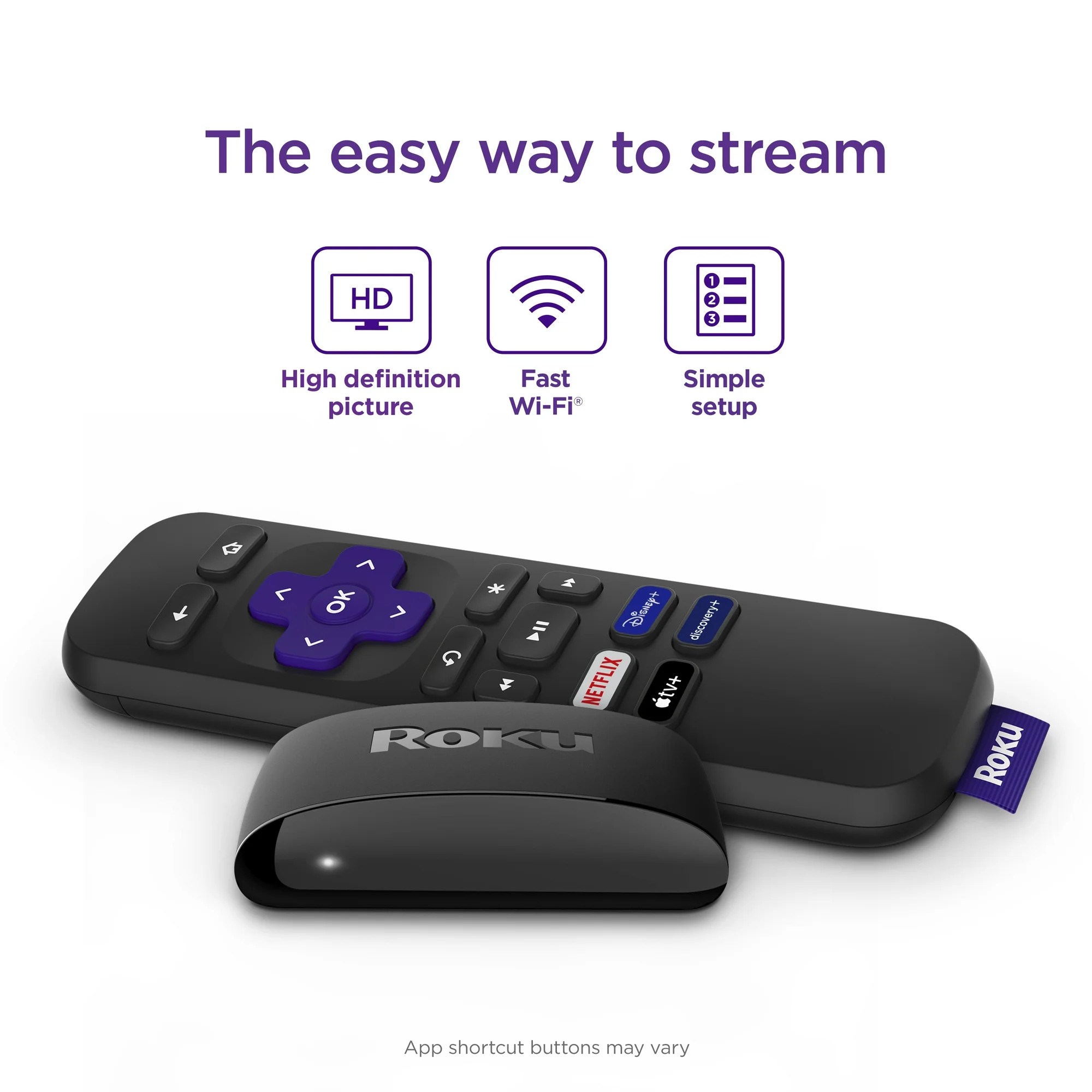 Roku Express (New) HD Streaming Device with High-Speed HDMI Cable and Simple Remote (no TV contro... | Walmart (US)