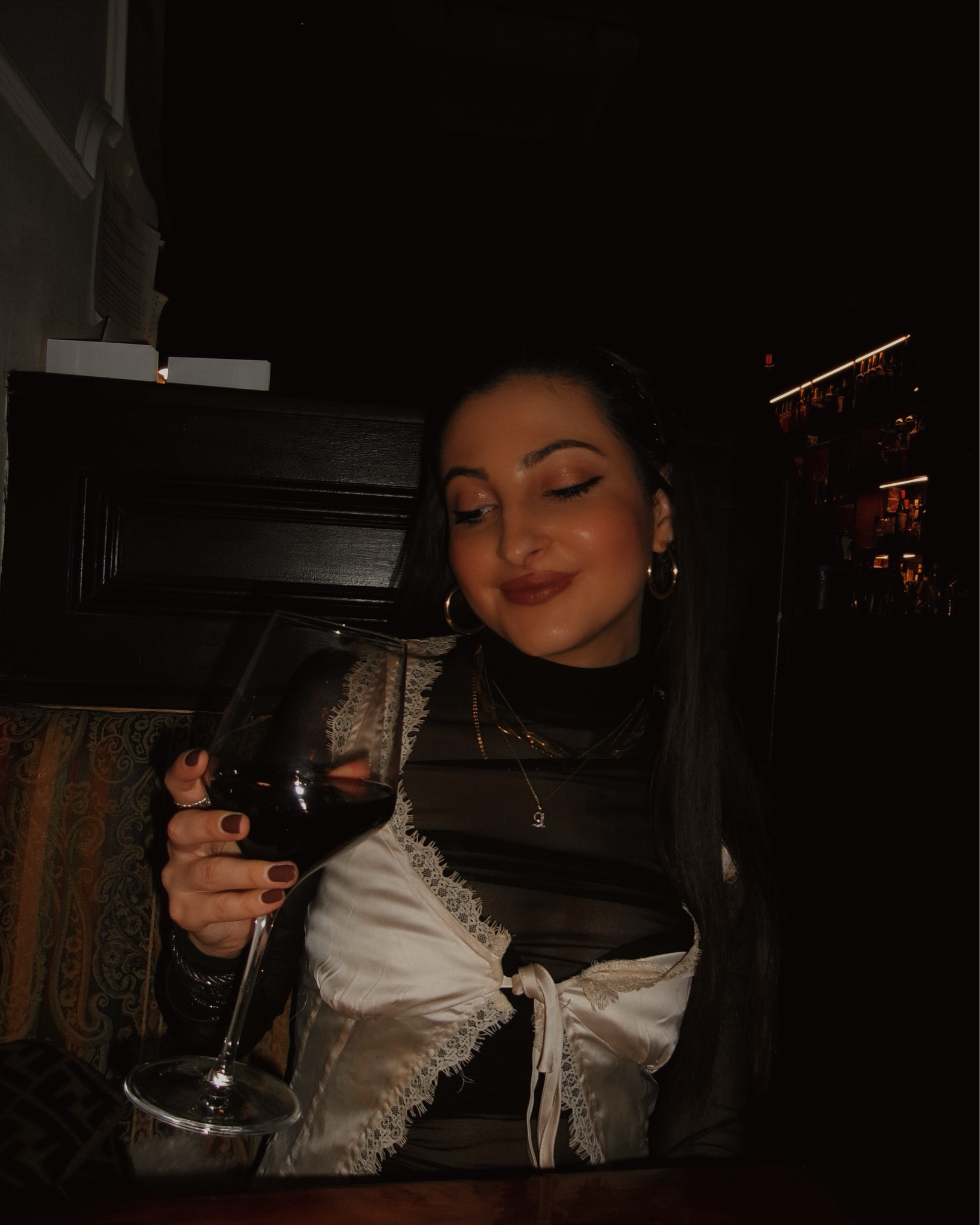 wine night 
🤎🪩⛄️🍷💫✨ 
alannamartine.com 

#LTKFindsUnder100 #LTKSeasonal #LTKgrwm