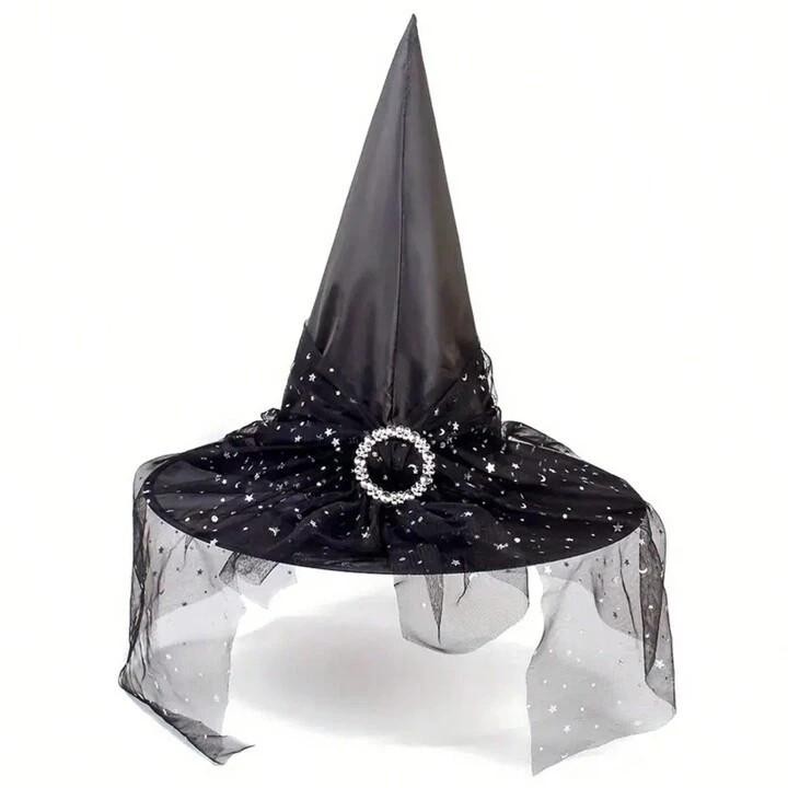1pc Black Witch Hat | SHEIN