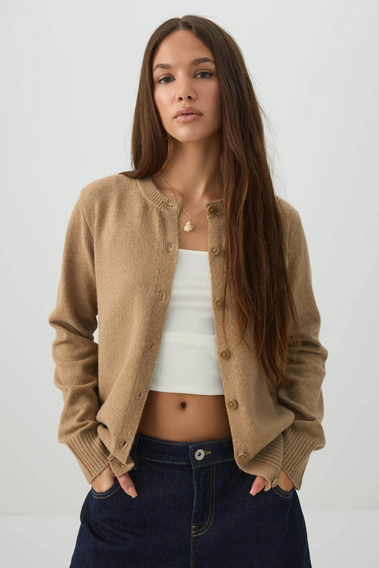 Button-Front Sweater Cardigan | Ardene