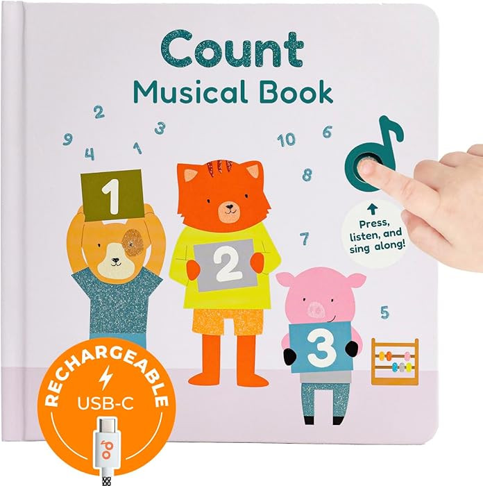 Cali's Books Number Book for Toddlers 1-3 - Learn to Count 1 2 3 Musical Books for Kids, Interact... | Amazon (US)