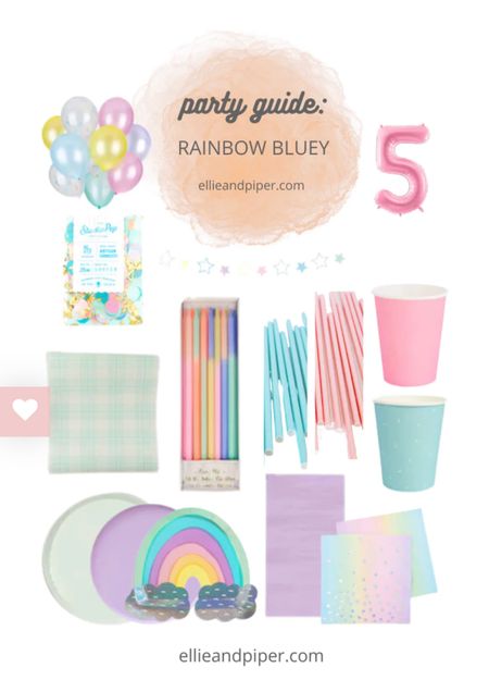 ✨Party Guide: Rainbow Bluey Party by Ellie and Piper✨

Color Your World with Bluey: Join us for a Whimsical Rainbow Party!

Kids birthday gift guide
Kids birthday gift ideas
New item alert
Gifts for her
Gifts for him
Gift for teens 
Gifts for kids
Blue lover
Bar decor
Bar essentials 
Backyard entertainment 
Entertaining essentials 
Party styling 
Party planning 
Party decor
Party essentials 
Kitchen essentials
Dessert table
Party table setting
Housewarming gift guide 
Hostess gift guide 
Just because gift
Party backdrop ideas
Balloon garland 
Shop small
Meri Meri 
Ellie and Piper
CamiMonet 
Kailo Chic
Party piñata 
Mini piñatas 
Pastel cups
Pastel plates
Gift baskets
Party pennant flags
Dessert table decor
Gift tags
Party favors
Book shelf decor
Photo Prop
Birthday Party Decor
Baby Shower Decor
Cake stand
Napkins
Cutlery 
Baby shower decor
Confetti 
Daisy Balloons 
Jumbo number balloons

#LTKGifts #LTKGiftGuide 
#liketkit #LTKstyletip #LTKsalealert #LTKunder100 #LTKfamily #LTKFind #LTKunder50 #LTKSeasonal #LTKkids #LTKFind 

#LTKbump #LTKhome #LTKbaby