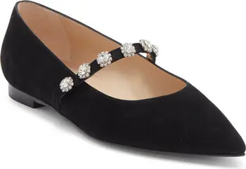Stuart Weitzman Justina Mary Jane Flat (Women) | Nordstromrack | Nordstrom Rack