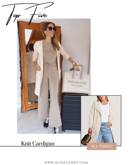 Top Three of this week! Comfortable and stylish airport outfit idea Fits true to size I’m wearing a size small