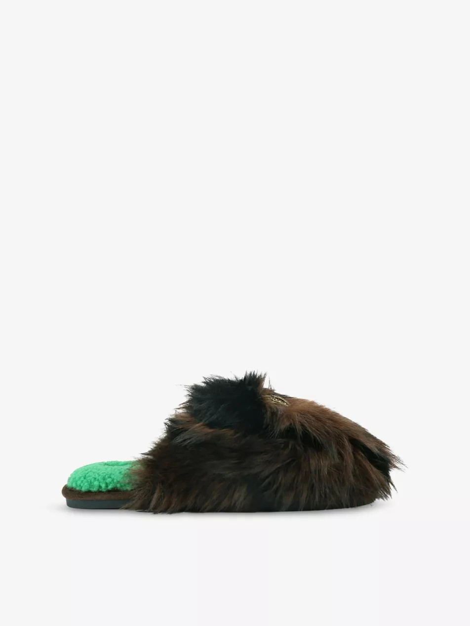 Kensington Faux-Fur Slippers | Selfridges