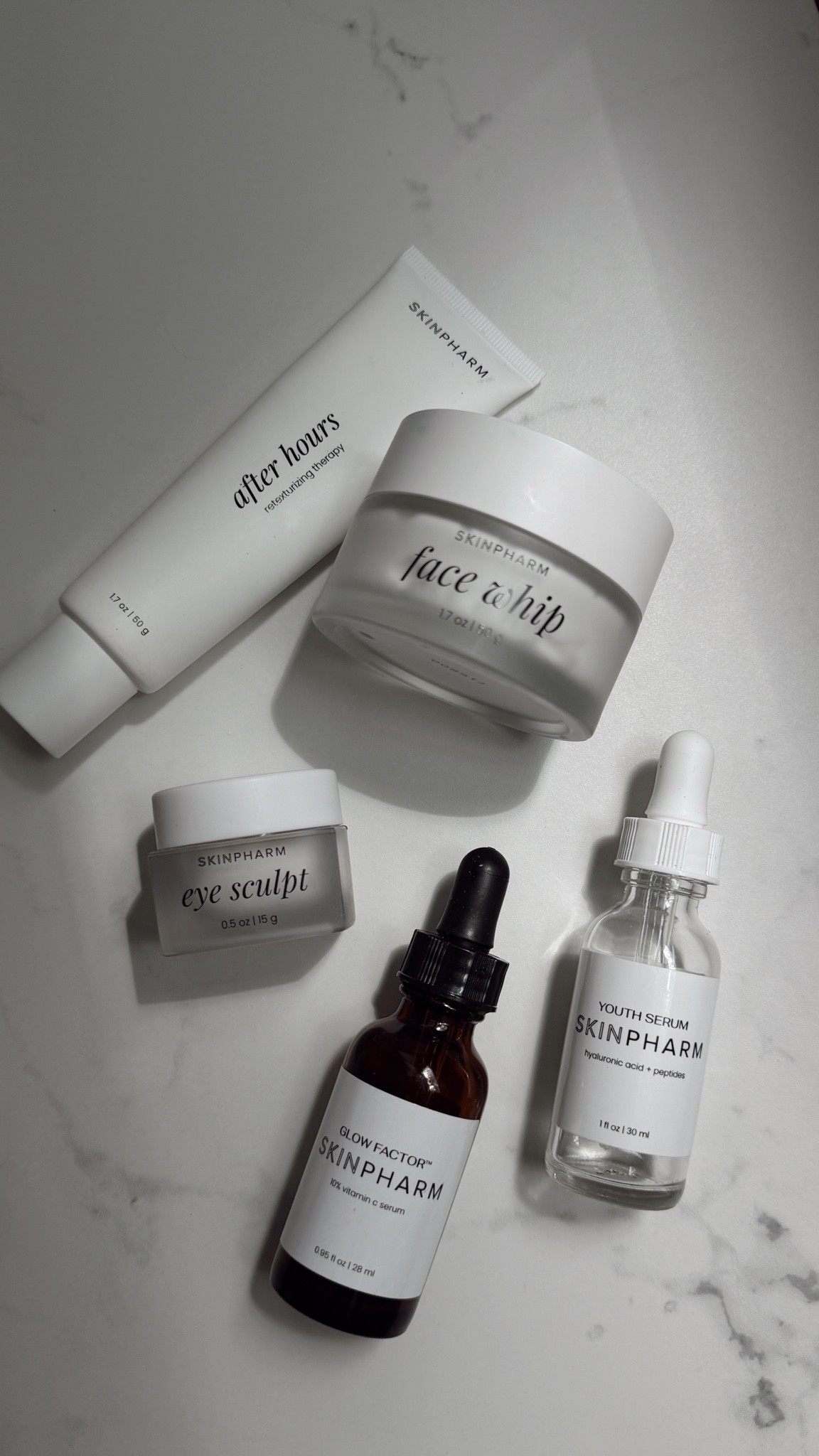 skin care game changers ✨🤍 15% off this weekend ! AM favorites: youth serum & glow factor // PM favorites: night watch, after hours + face whip. skincare, beauty, skin pharm @skinpharm

#LTKBeauty #LTKSaleAlert