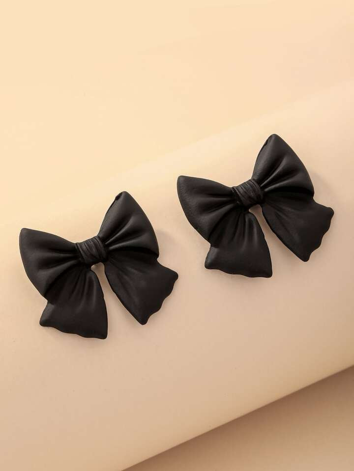 Bow Design Stud Earrings | SHEIN