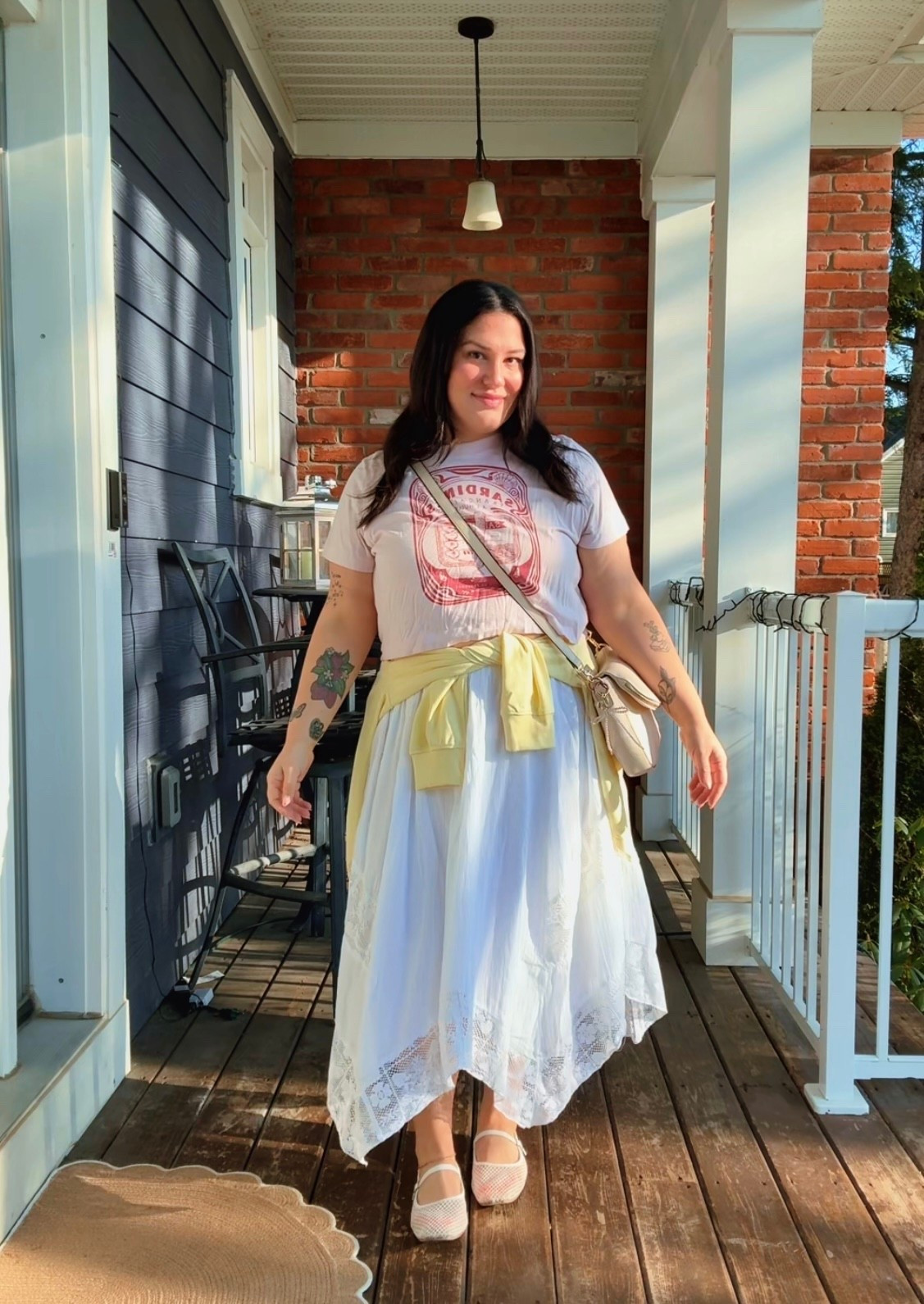 Flowy white Skirt 🤍 I’m wearing an XL

#LTKootd #LTKPlusSize #LTKFestival