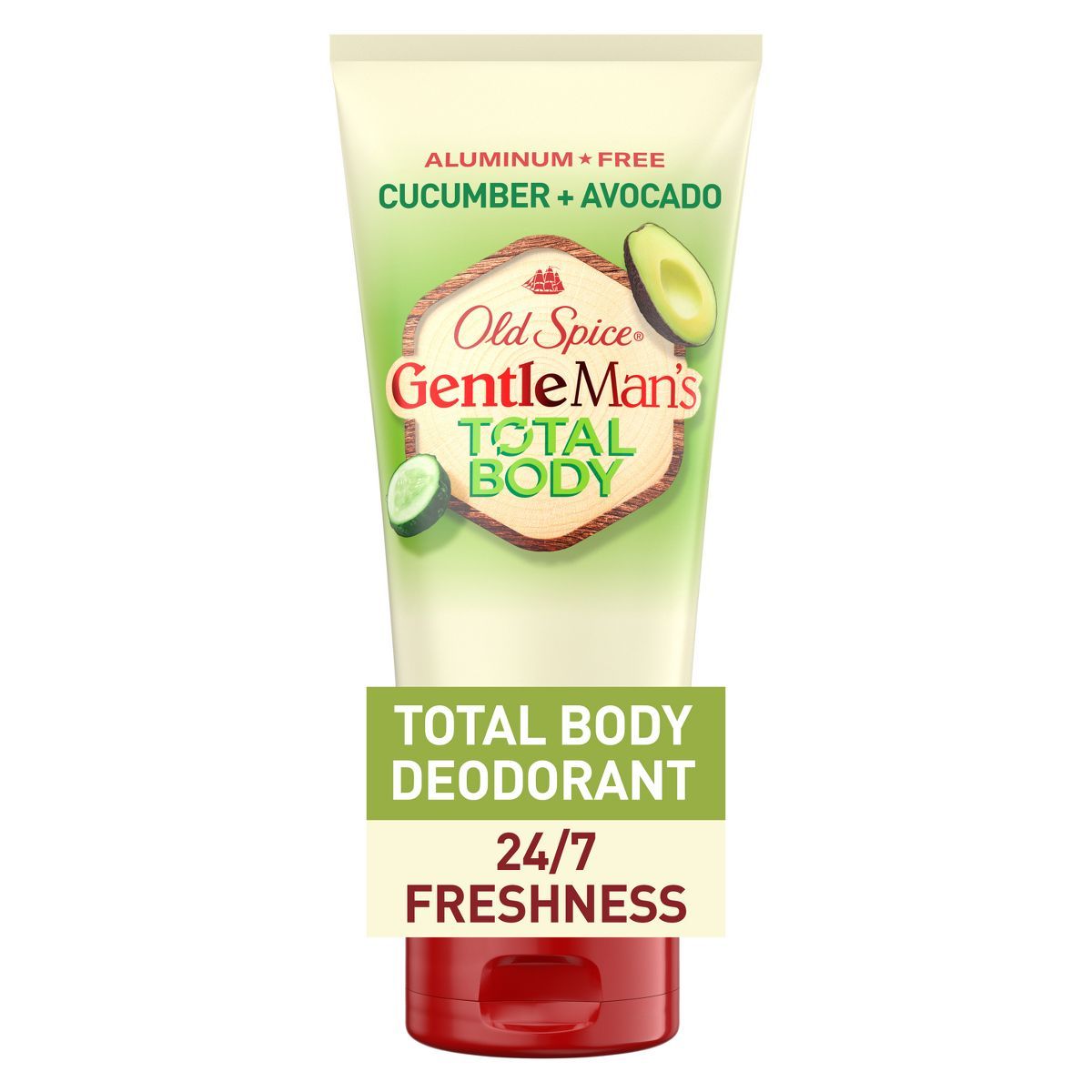 Old Spice Whole Body Deodorant for Men - Total Body Aluminum Free Deodorant Cream - Cucumber & Av... | Target