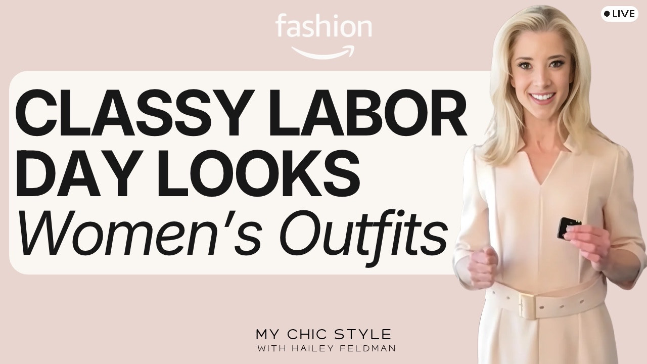 Classy, put-together looks for the end of summer styled for women live. Shop Labor Day Weekend, end of summer outfits you can still wear now and easily transition into September. Women's outfit ideas for every summer weekend plan: cookouts, dinners, beach days, and lounging at home!

➡ JOIN: https://www.amazon.com/live/broadcast/f6d72cbd-c218-4f90-b64a-9370b4aa96e2?ref_=cm_sw_r_cp_ud_cm_sw_al__N9GNGZE76TWH1NMJMS48
➡ DATE: 📅 Tuesday, September 1 2026 • 12:15 PM ET

💃 FOR SHOPPERS WHO...
→ Want new pieces that'll carry them right through September
→ Styling secrets to use today
→ Want to learn how to dress classy on a budget
→ Have a tight budget but still want to look expensive this summer
→ Need everyday styling ideas that actually work
→ Searching for elevated casual looks for daytime gatherings
→ Shopping transitional layers that bridge summer into early fall
→ Want casual chic outfits for women that still look put together

#LTKdayinmylife #LTKPetite #LTKgrwm