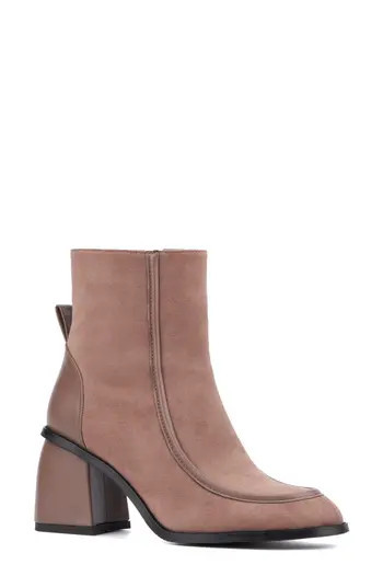 TORGEIS Rashida Moc Toe Boot in Taupe at Nordstrom Rack, Size 8 | Nordstrom Rack