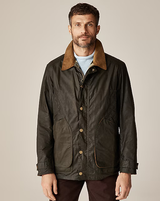 Barbour® X J.Crew Barn Jacket™ in waxed cotton | J. Crew US