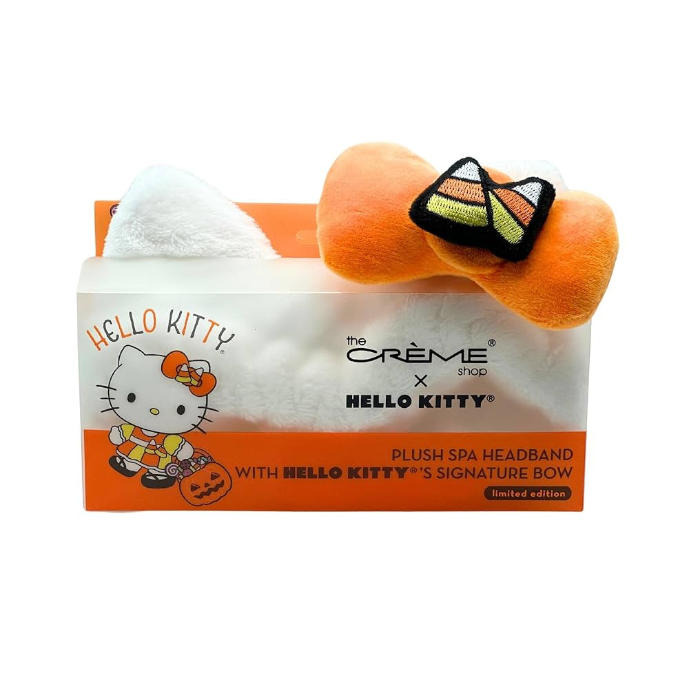 The Crème Shop x Hello Kitty Plush Spa Headband, Headband for Washing Face, Skincare Headbands, ... | Amazon (US)
