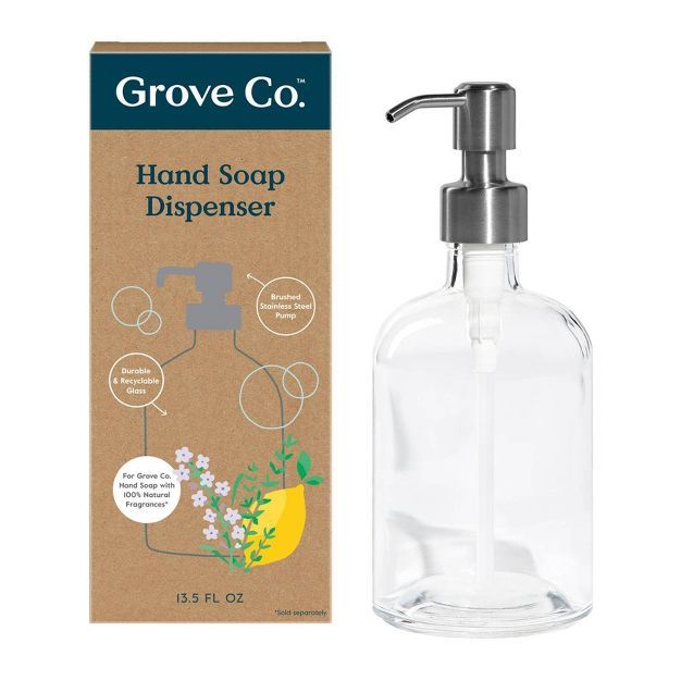 Grove Co. Hand Soap Glass Dispenser | Target