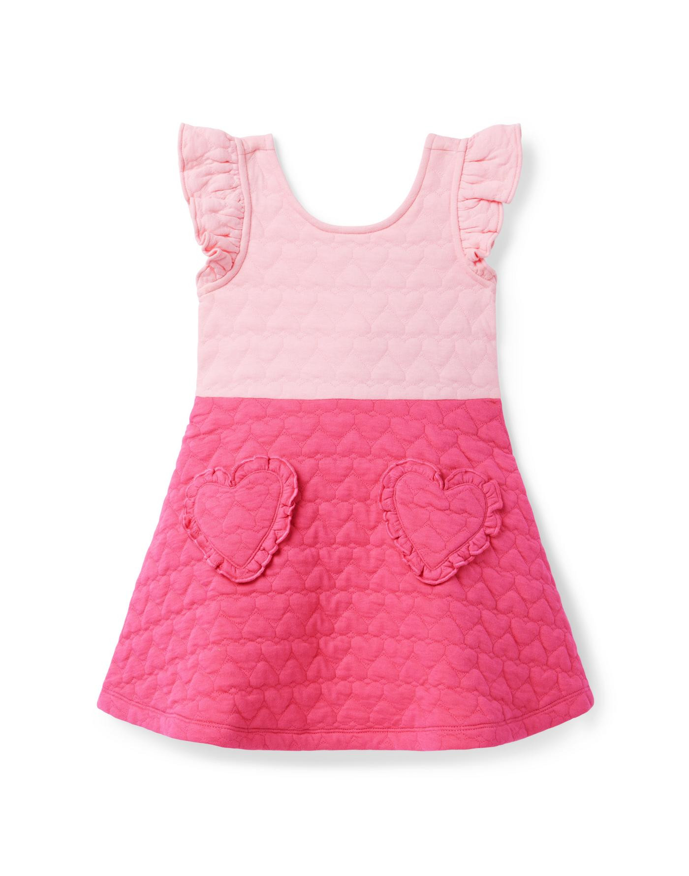 Quilted Heart Pocket Dress | Janie and Jack