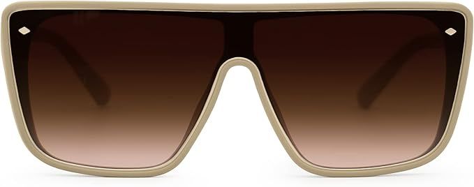 TOPFOXX - Rayz - Designer Square Sunglasses for Women Oversized - Total UV 400 Protection | Amazon (US)
