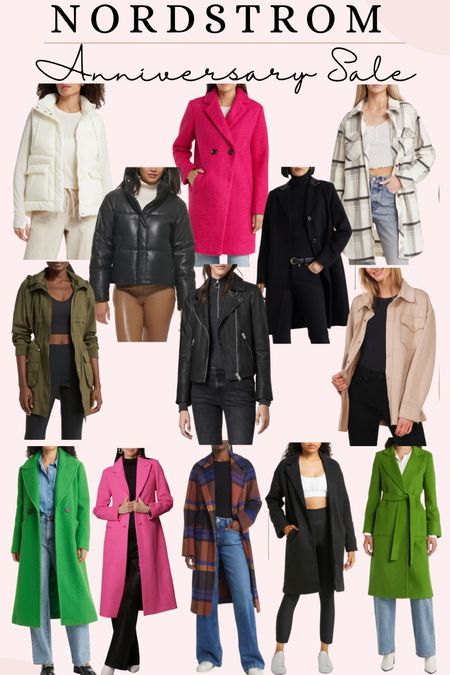 Nordstrom anniversary coats!! A good coat is a piece I believe is splurge worthy! You can get years and years of wear out of a good coat and there are so many great ones in the sale! Love a leather, shacket, and a longer length coat for fall and winter! 

#LTKxNSale #LTKstyletip #LTKsalealert