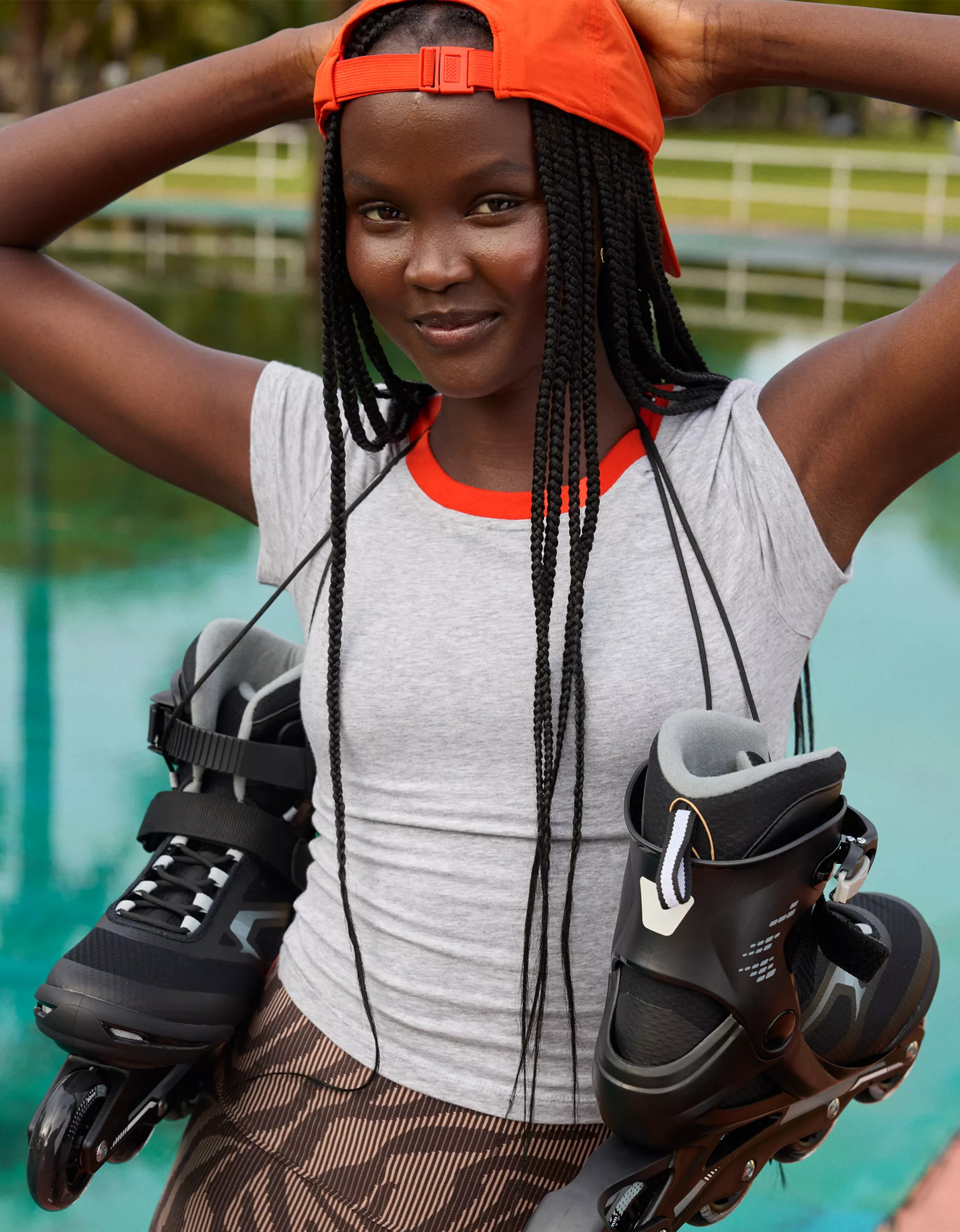 OFFLINE By Aerie Let's Stretch Ringer T-Shirt | Aerie