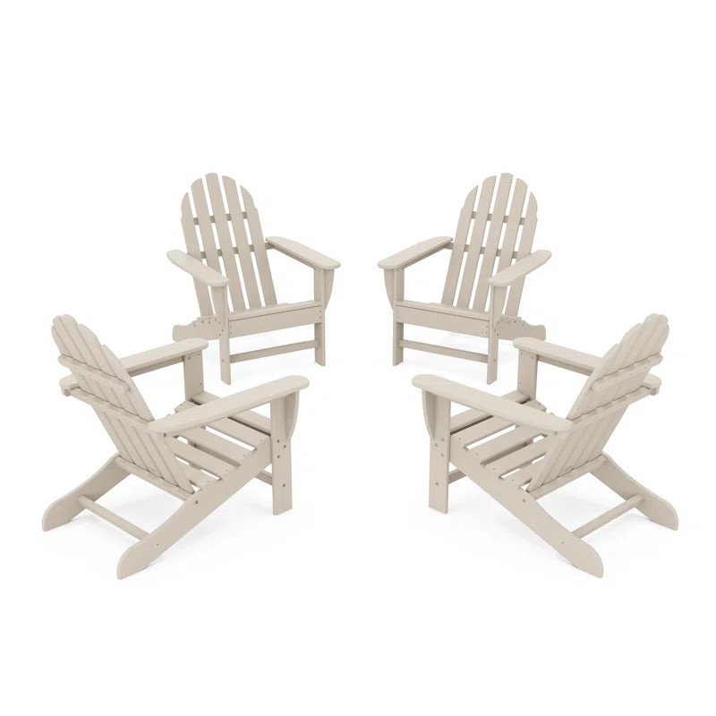 4-Piece Classic Adirondack Conversation Set (Set of 4) | Wayfair North America