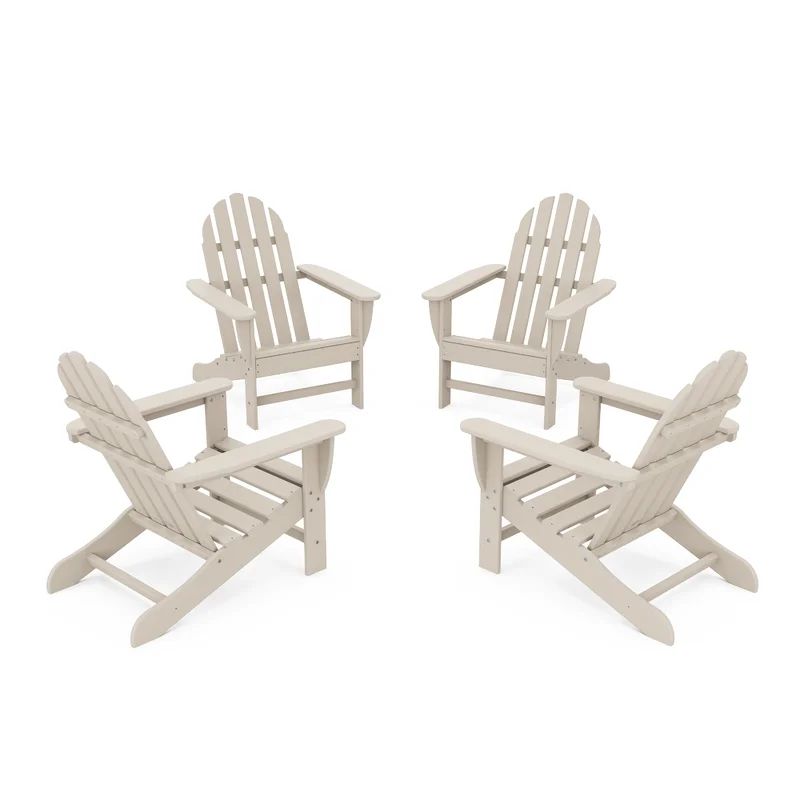 4-Piece Classic Adirondack Conversation Set (Set of 4) | Wayfair North America