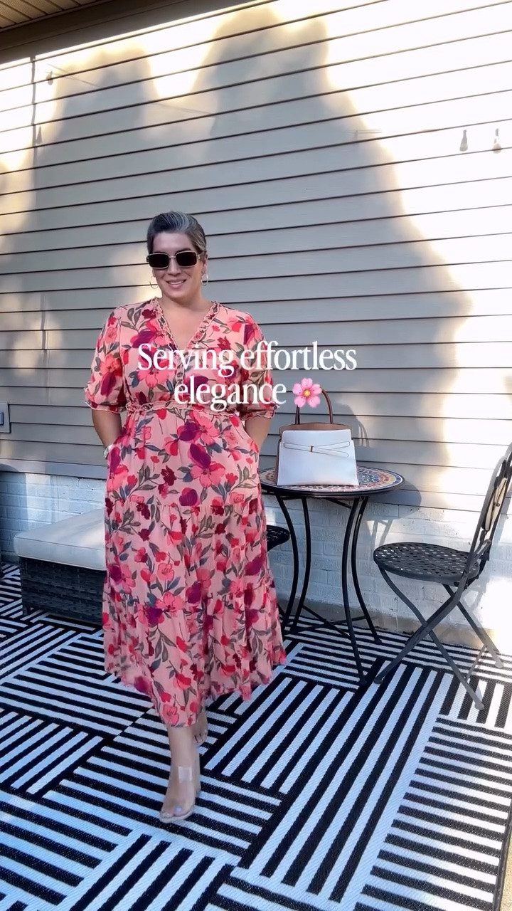 This BloomChic dress is giving effortless elegance 🌸✨

I love how beautifully it drapes, the feminine floral print, and the sleeve length for a little extra coverage without feeling heavy. It fit true to size for me and feels so comfortable while still looking elevated. 

Sizes 10–30 🤍

Follow @nicholebabinec for more mid to plus size fashion inspiration 

#bloomchic #plussizefashion #romanticstyle #flowydress

#LTKPlusSize #LTKWedding #LTKMidsize
