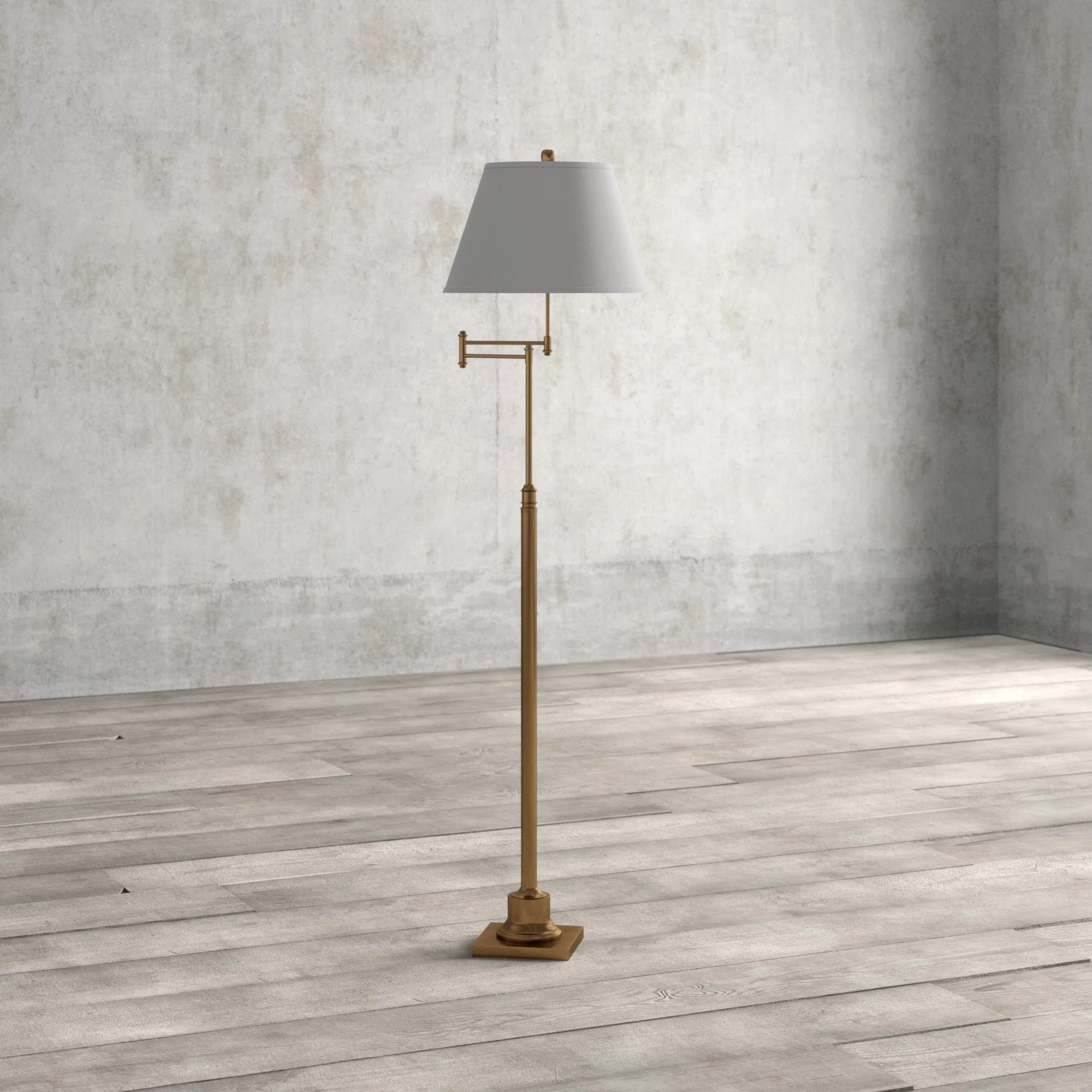 Emmeline 60" Swing Arm Floor Lamp | Wayfair North America