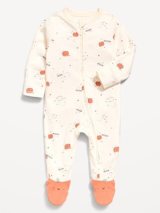 2-Way-Zip Sleep & Play Footed One-Piece for Baby | Old Navy (US)