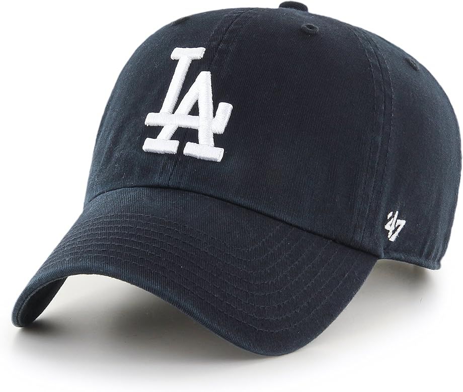 LOS ANGELES DODGERS BW '47 CLEAN UP OSF / BLACK / A | Amazon (US)