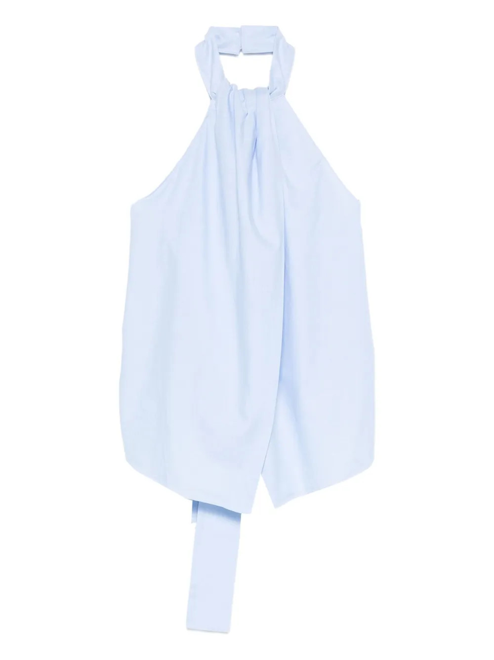 St. Agni Top Met Halternek En Strik | Blauw | FARFETCH NL | Farfetch Global