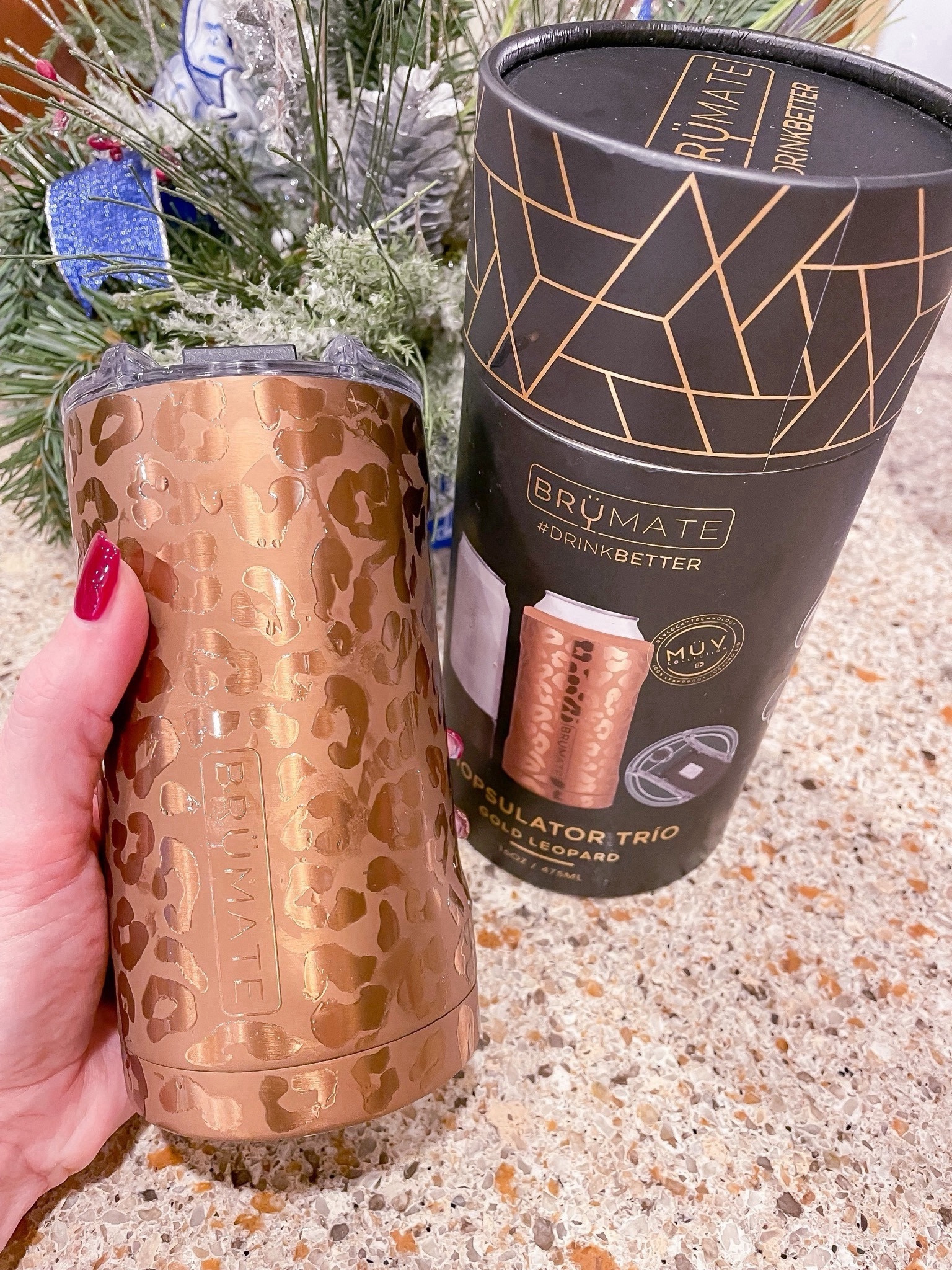 Brumate hopsulator trio gold leopard / gifts for her / gift idea / Christmas gift guide / 

#LTKfindsunder50 #LTKsalealert #LTKCyberWeek