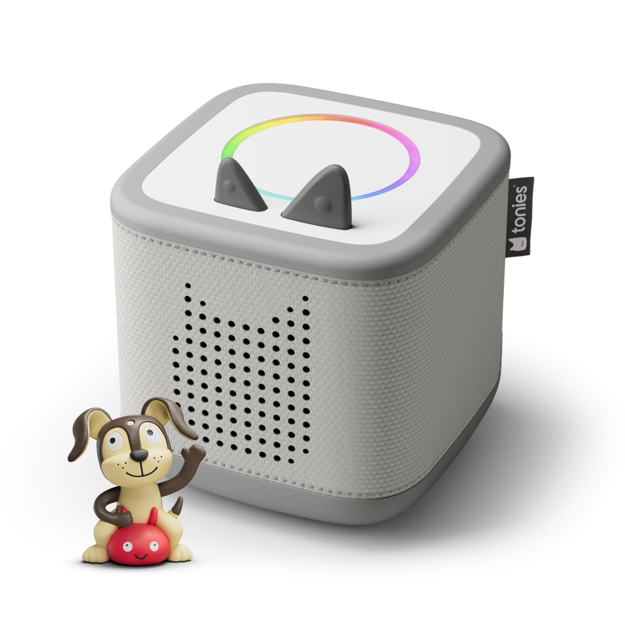 Toniebox 2 Audio Player Starter Set for Kids 1+ with Playtime Puppy - Moon Gray | Amazon (US)
