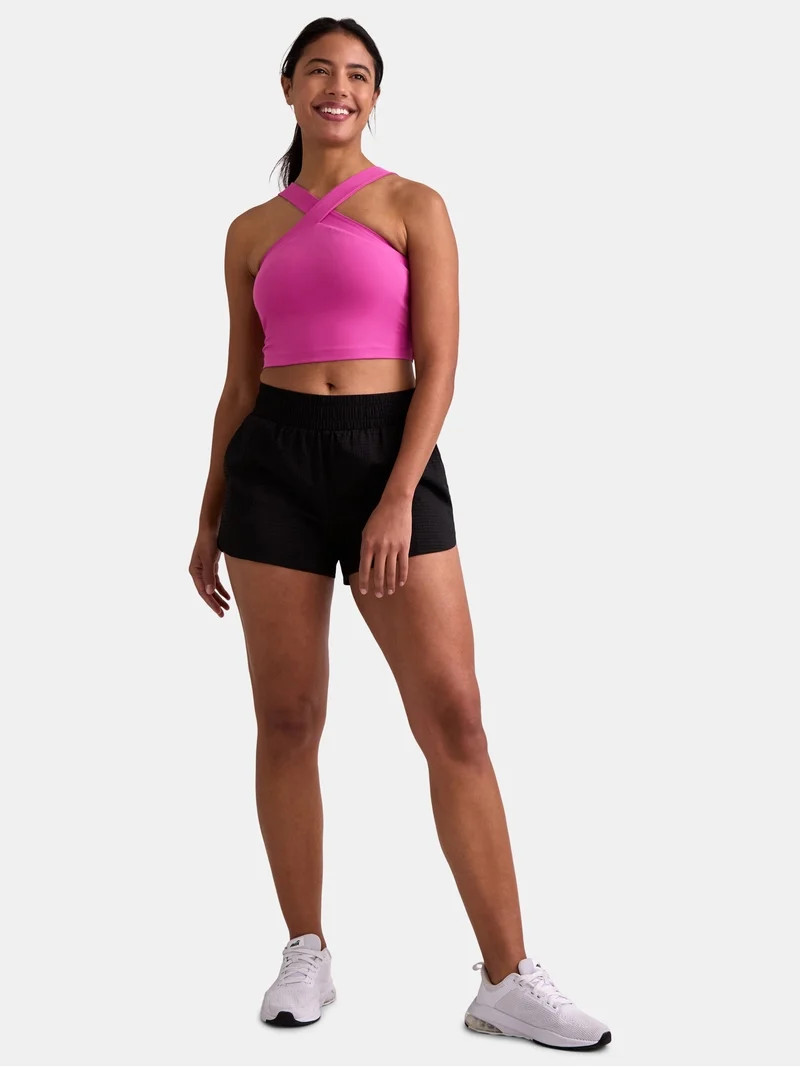 Avia Women's SoftSculpt High Neck Sports Bra, Sizes XS-XXXL | Walmart (US)