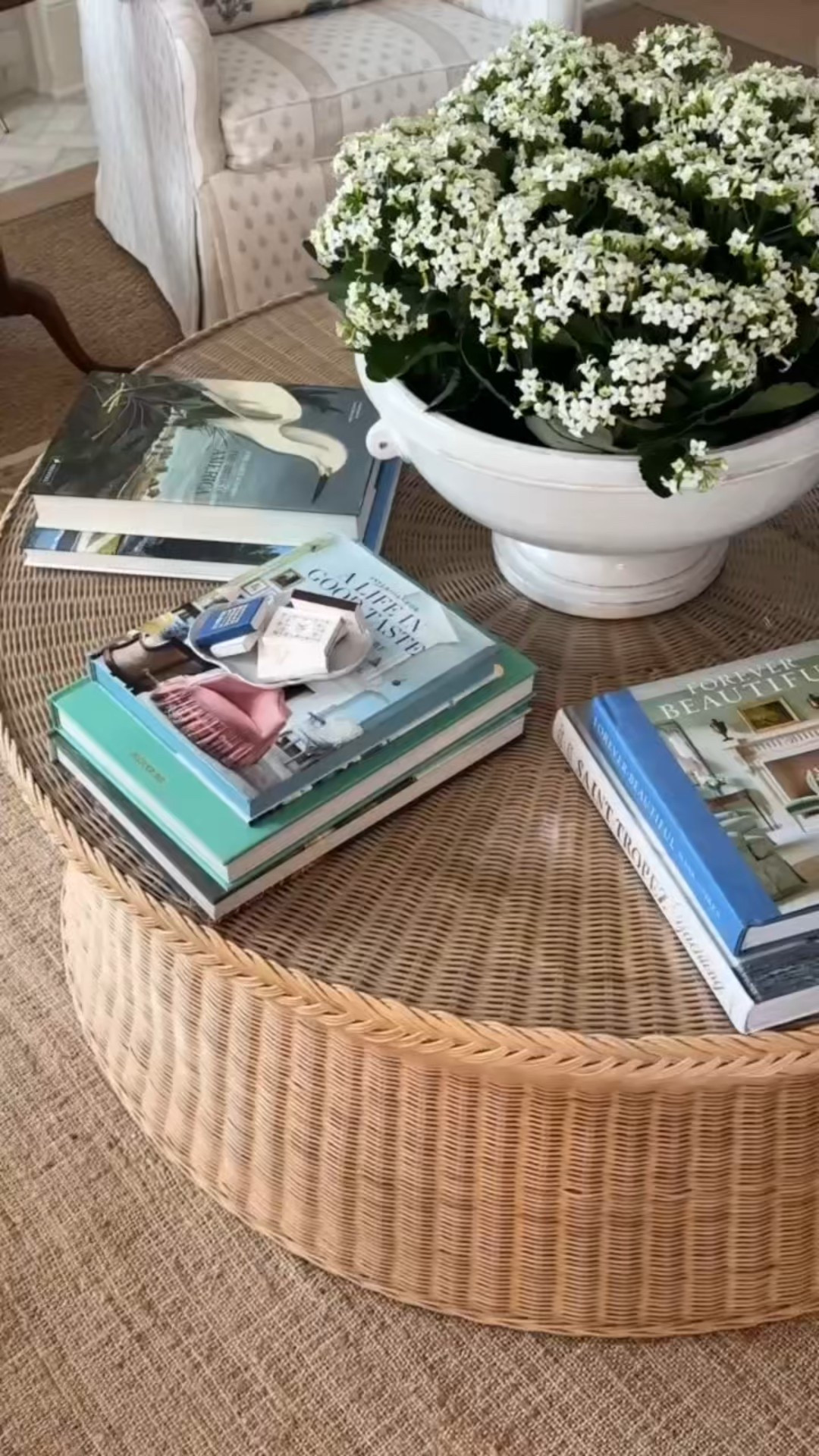 When in doubt - coffee table books!!! Pot is old Pottery Barn

#LTKOver40 #LTKHome