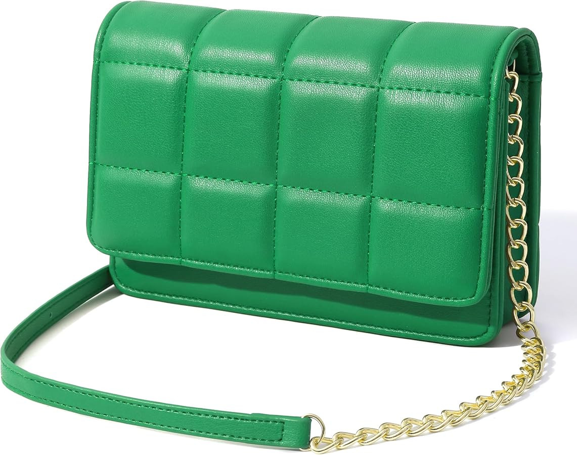 GEEAD Small Purses for Women Trendy Quilted Leather Mini Crossbody Wallet Chain Little Shoulder P... | Amazon (US)