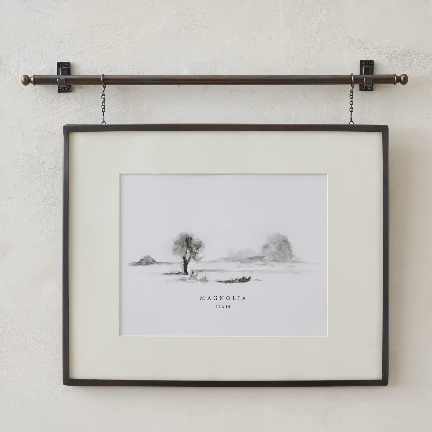 Colleen Antique Bronze Rail Picture Frame | Magnolia